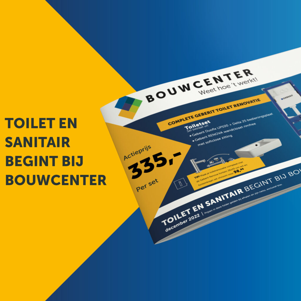 Toilet en sanitair begint bij Bouwcenter Logus-De Hoop